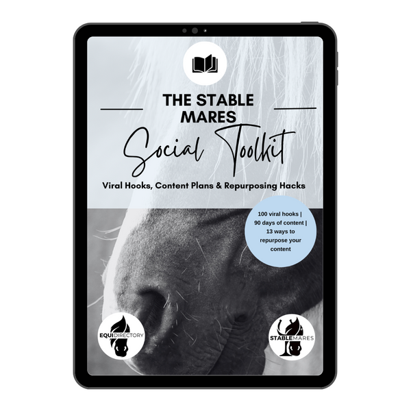 Social Media Toolkit + Social Media Planner for Horse Business Owners
