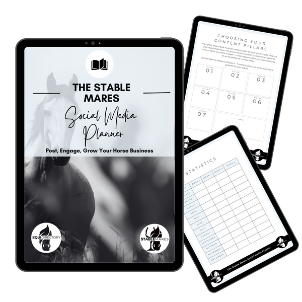 Social Media Toolkit + Social Media Planner for Horse Business Owners