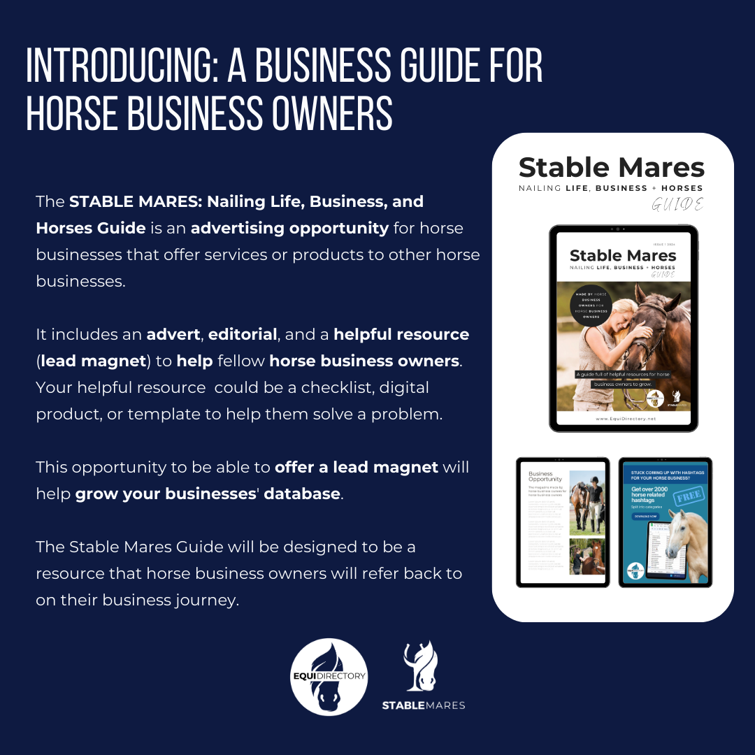 Stable Mares Guide - Business Advertising – EquiDirectory