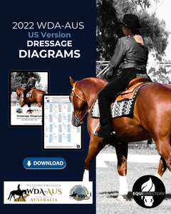 2022 WDA - AUS - US Version Dressage Test Diagram - Western Dressage
